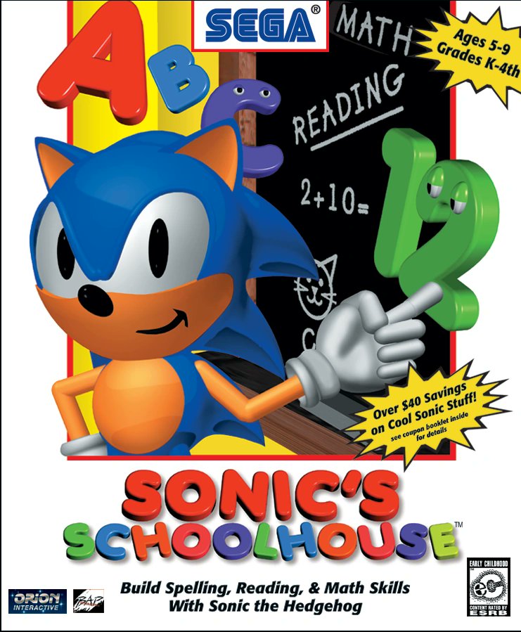 FrackDeals's tweet photo. A speedrun of Sonic's Schoolhouse is scheduled for July 9th at SGDQ:

https://t.co/OXQteLI5xD https://t.co/xx3Wh8AYFh