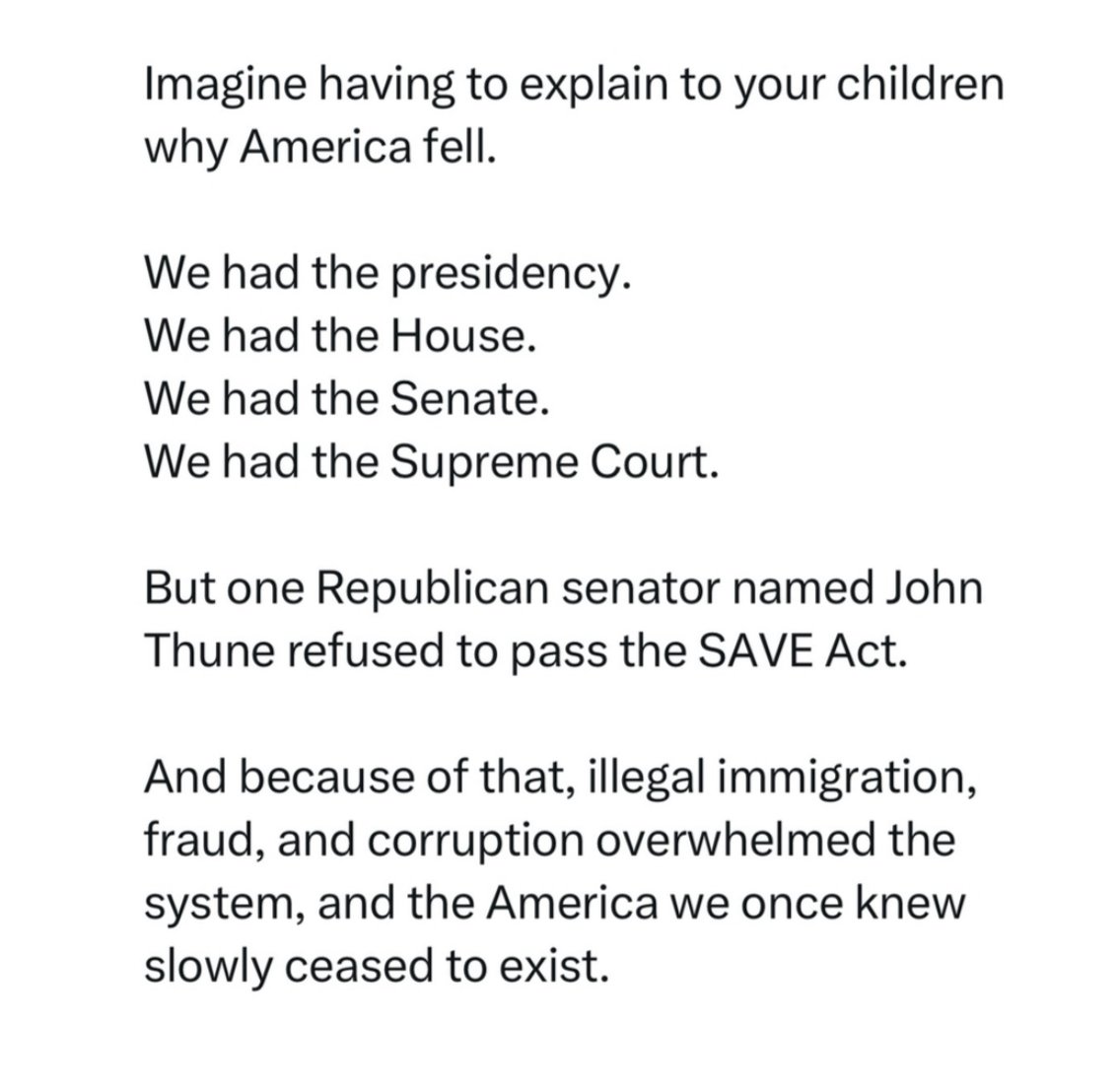 GideonsRun's tweet photo. @LeaderJohnThune @POTUS https://t.co/pe859Cv4wU