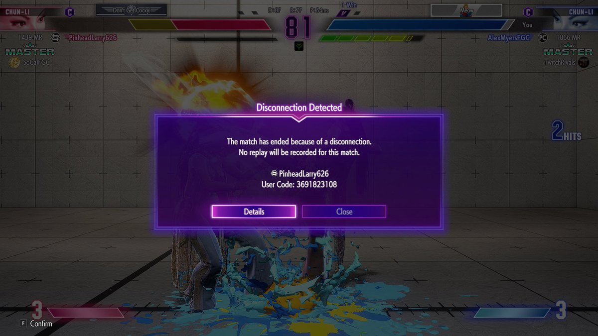 radiantsoulls's tweet photo. the fact that no one has copied mk's quitality system pisses me off. making your opponent look stupid and give you a win if they ragequit is probably the best thing nrs has invented, this should be in every game, make ryu trip and ko himself or smth instead of this bs https://t.co/CXqhreSLM8