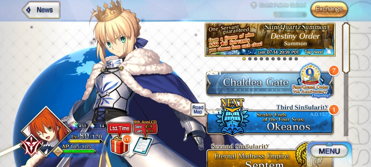 ramendeumi's tweet photo. 🗣️🔥ACABO EL MANTENIMIENTO DE FATE/GRAND ORDER🗣️🔥 https://t.co/KsrpFb5gso