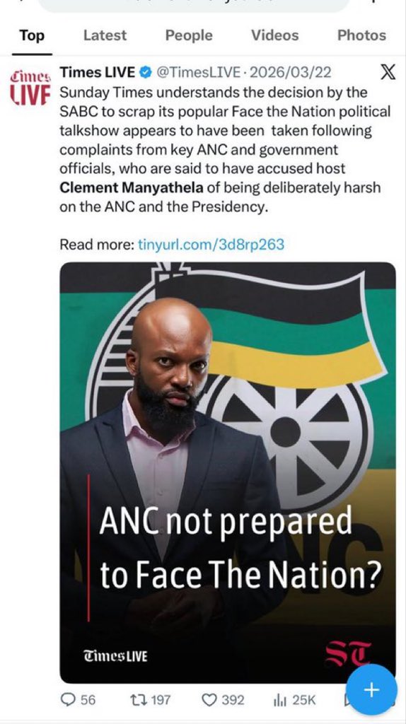 SavageKingDe's tweet photo. More people are recognising what they see as unequal treatment between the ANC and the DA. DAs capture #StopTheBiasClementManyathela #LeMbalulaKeMotho https://t.co/htWwsOXqi2
