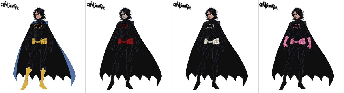 Randomuser9O9's tweet photo. Batgirl Alternate Color Pallettes commission by ghostbound-art #DCcomics #dc #artwork #batgirl #cassandracain #blackbat #batwoman #batman #bat #fanart #art https://t.co/KxCmFvDARN
