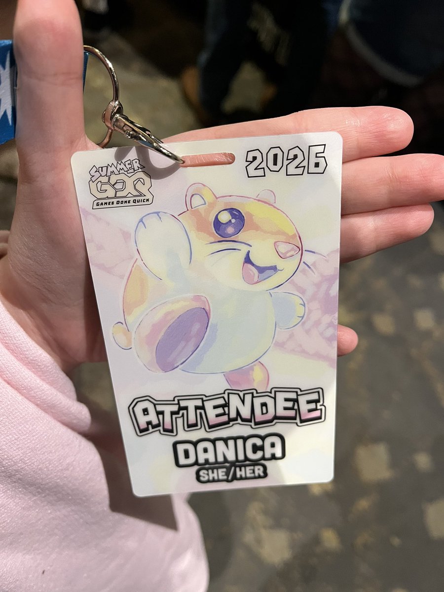 TwistedKarma_'s tweet photo. me telling dojo "get me to god's country" as we went in

my 3rd year in a row at sgdq, first time seeing the opening run live :) https://t.co/M6tV8KXmYJ