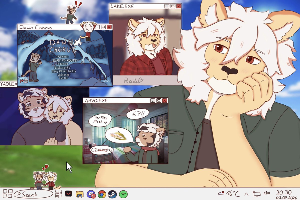 grizzkyo's tweet photo. i think i have a virus #dawnchorusvn #furryartㅤㅤㅤ  #furryㅤㅤㅤ https://t.co/3mkZvjOuzq