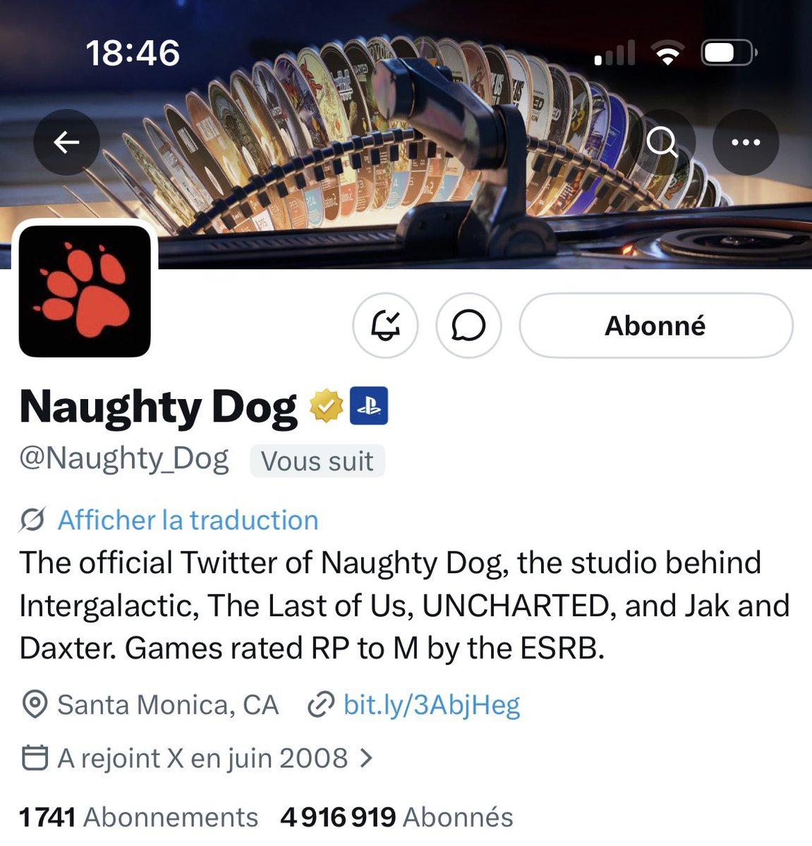 Photoingame's tweet photo. Naughty Dog's cover photo 📀 https://t.co/xpe4Yl1UW6