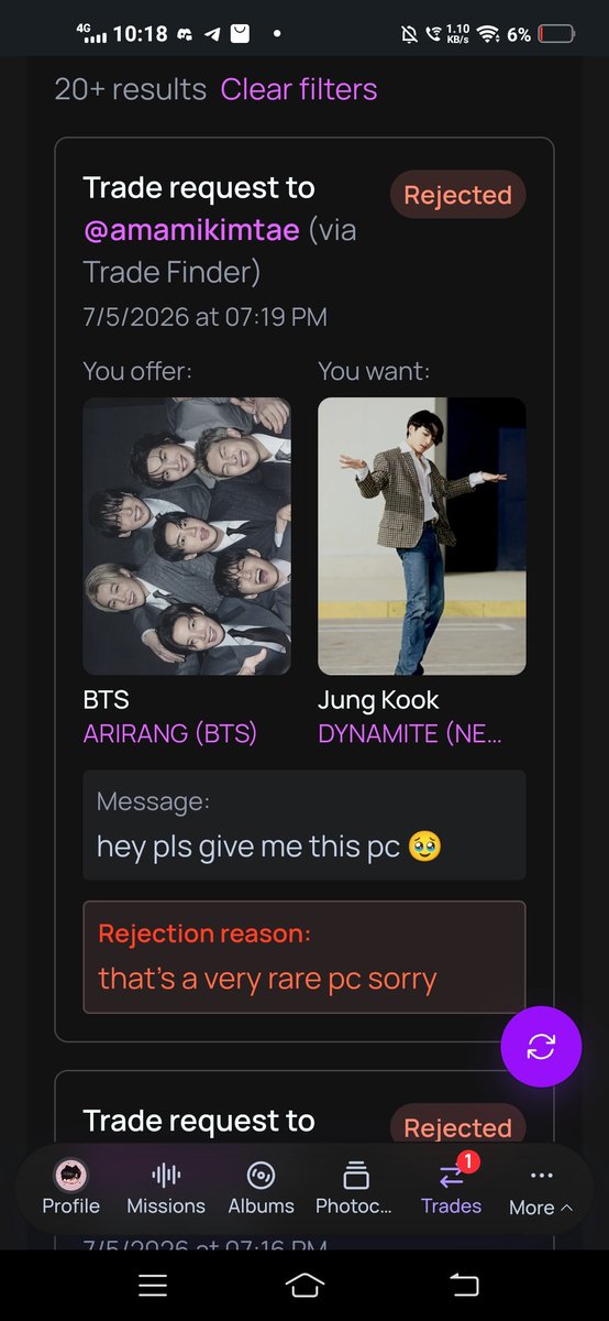 Vhearttk's tweet photo. So I'm the only one dumb who keeps in giving rare pcs to ppl who need them ? 🧍🏻‍♀️

I'm heartbroken y'all so mean https://t.co/Tihvm8rDUp