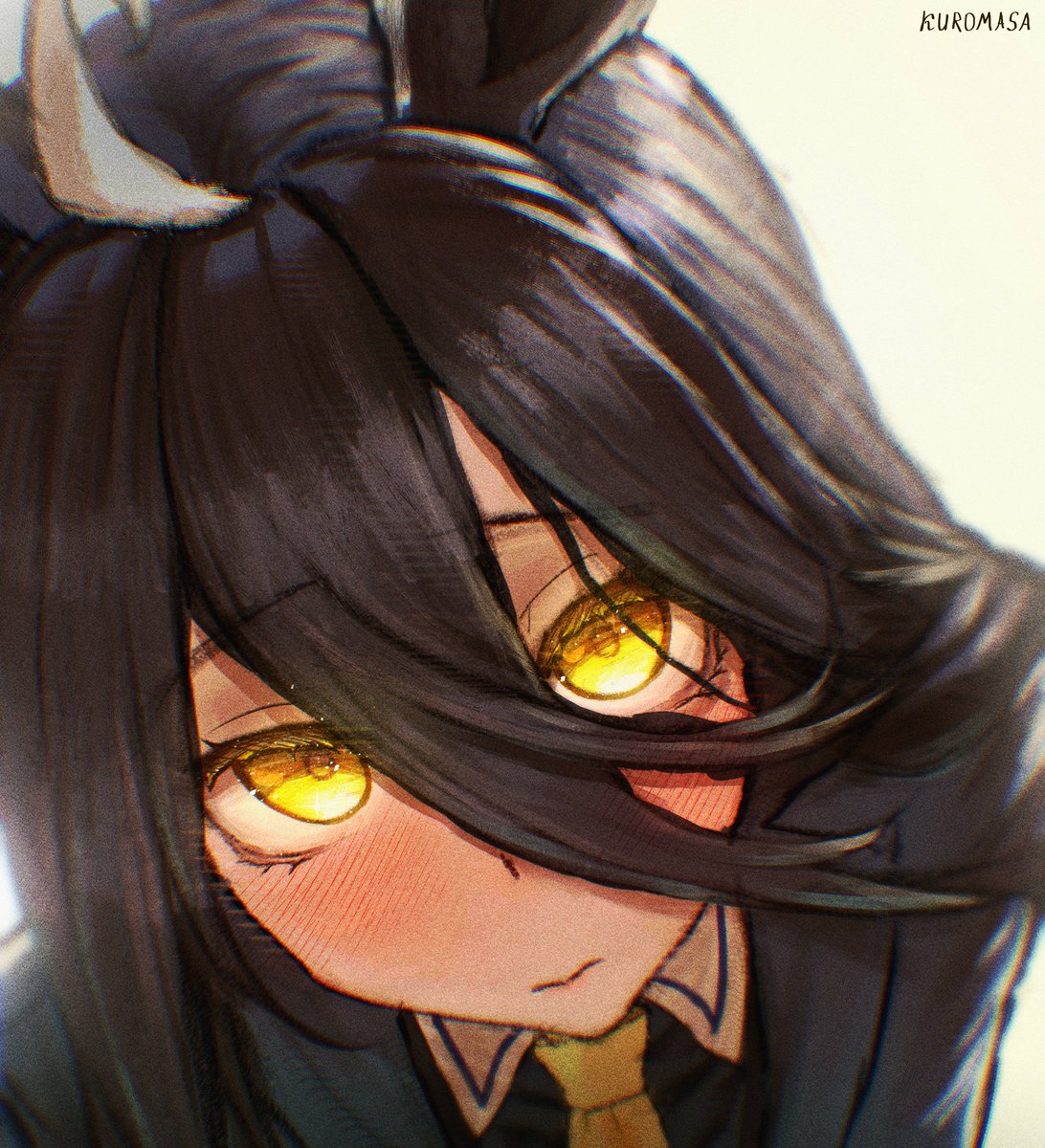 kuromasa_art's tweet photo. Daily Umamusume drawing challenge (10 days).
Day 10 - Manhattan Cafe. 🖤💛 Finals.
Close-up version in comments.
I feel more confident in this style now, so i might open comms soon.

Thank you everyone who liked and retweeted my drawings over these 10 days!
#マンハッタンカフェ #ウマ娘