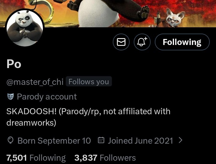 dascouthere12's tweet photo. Woah! It's the panda from that one movie that is freakin awesome https://t.co/QMX5mJVGuT