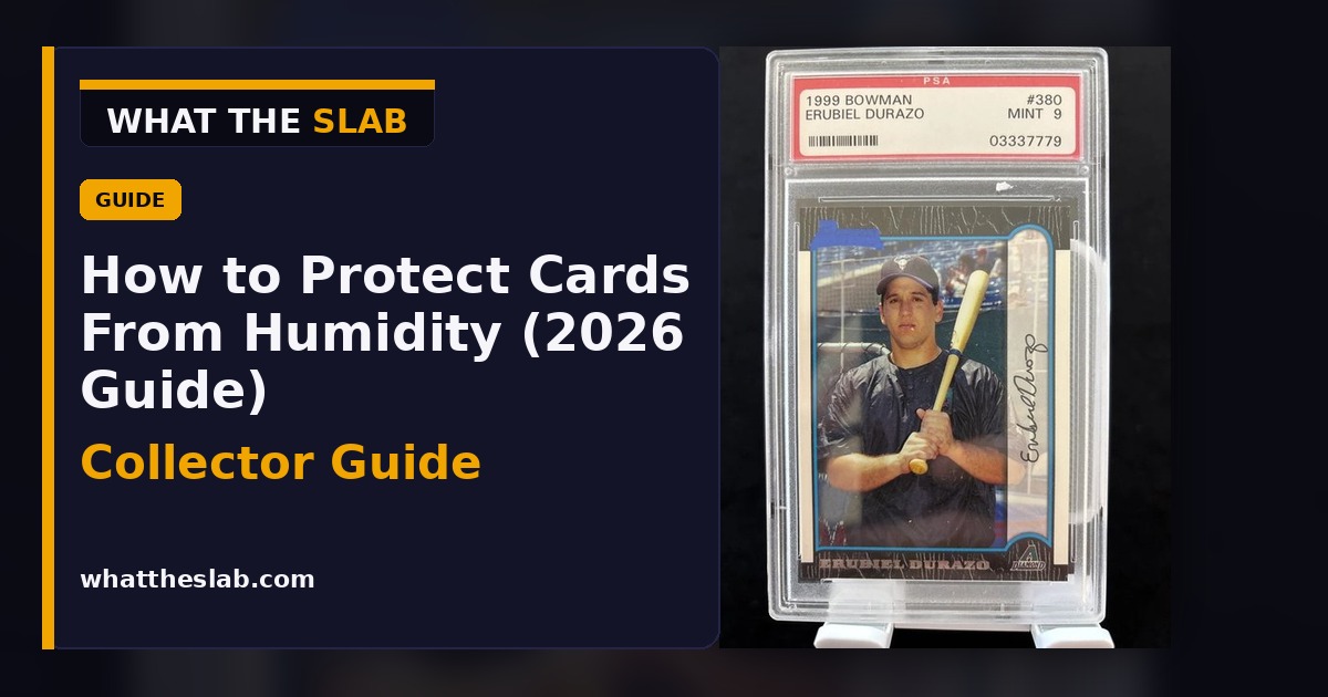 whattheslab's tweet photo. Protect your valuable cards from humidity damage in 2026 with this comprehensive guide.

🔖 Save for your supplies checklist

#SportsCards #TheHobby https://t.co/34rPMZF38U