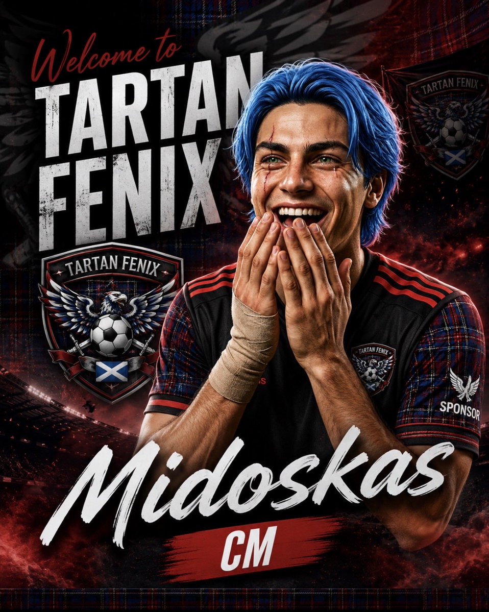 Decisive_VPG's tweet photo. Signing Announcements 

Welcome to Tartan Fenix 

3 promising signings that will bring success to our club and to hopefully bring another 2 leagues https://t.co/BVAyY3KNy2