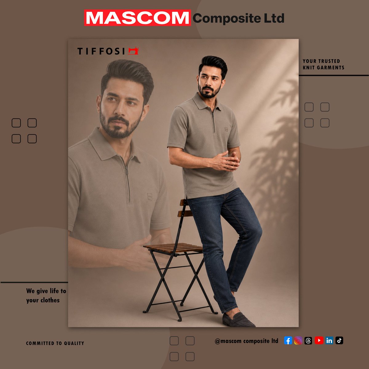 MascomComposite's tweet photo. Quality isn't just inspected—it's built into every step.
The production of Tiffosi - Portugal,  premium polo shirts is now complete, ready for global delivery with confidence and care.
#TiffosiPortugal #PremiumQuality #ReadyForDelivery #GarmentsIndustry #MadeWithPride https://t.co/1Wcrwxxv3u