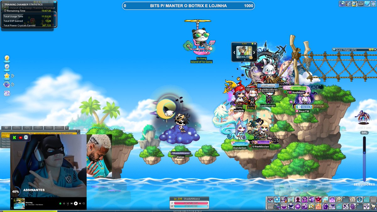 Shadowzera4's tweet photo. NEYDAY! 🇧🇷
ESTAMOS ONLINE!
LETS GO #1 🦇
https://t.co/L5GaukJ4D9 https://t.co/tadQFk10VS
#MAPLELOVER ❤️
@MaplestoryU🍄
#MapleStoryN #MapleStory #MaplesyoryUniverse https://t.co/i1D7nhlISA