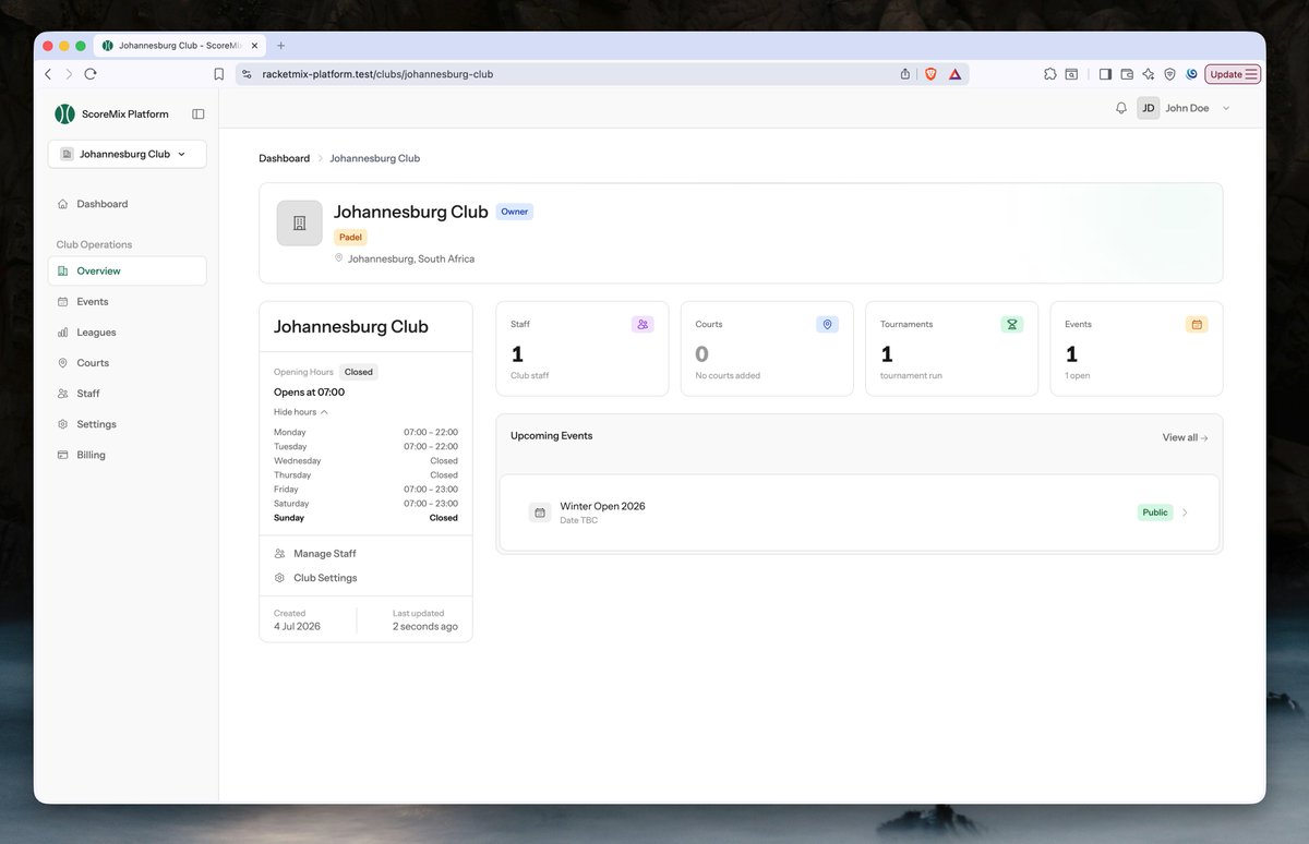 Migs_AV's tweet photo. The club overview page is designed to give organisers everything they need at a glance, with key information and activity in a single dashboard. https://t.co/wew6Mvuilk