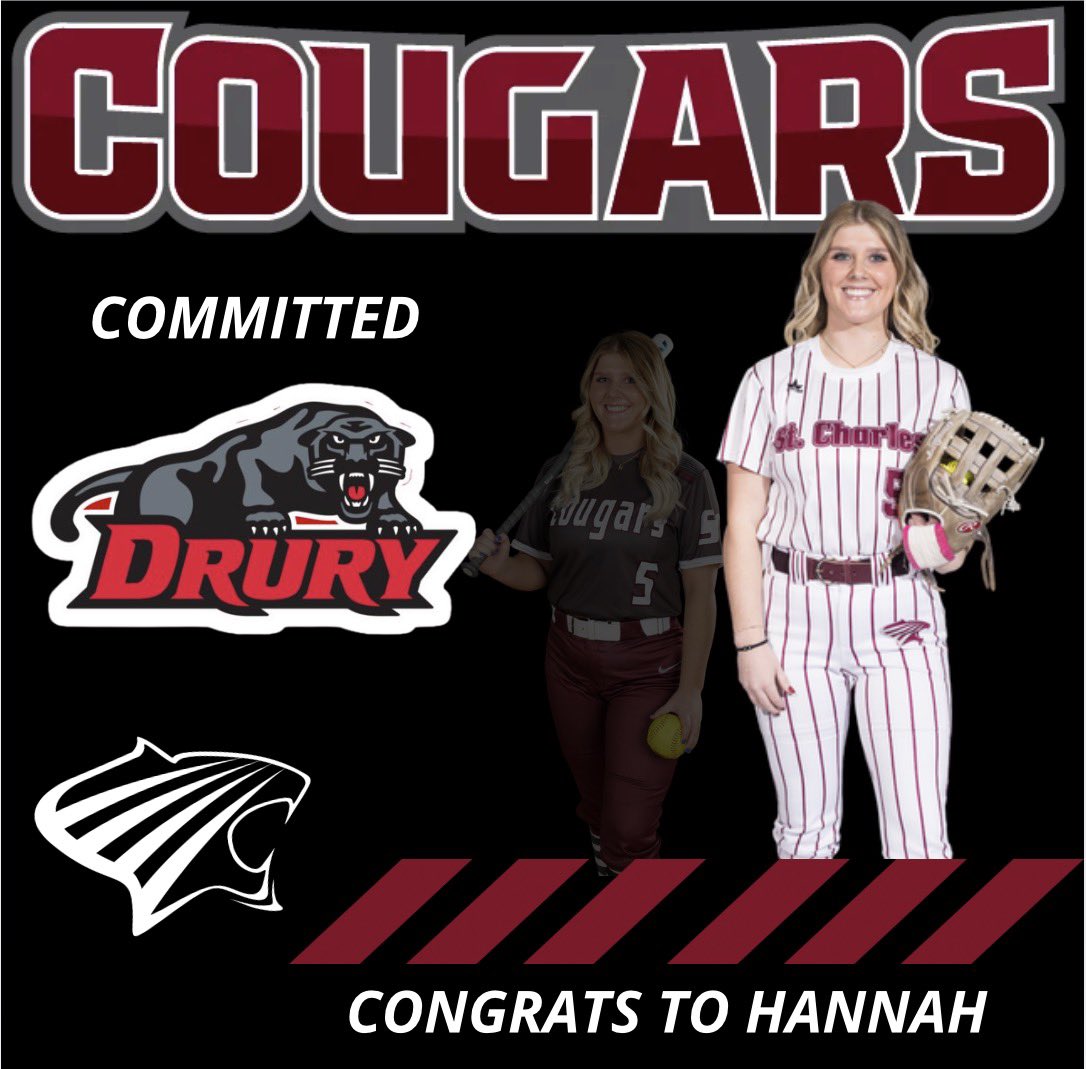 SCCougsSoftball's tweet photo. She is heading home! CJ-SCC-Drury
Congrats to the one that set the tone from day one! So happy for her! #SCCougs #GoBeGreat #LoveYa https://t.co/sacsGLsWMG