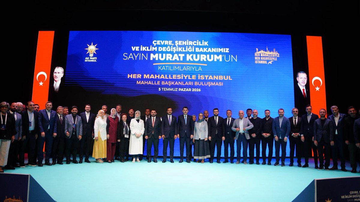 erdicapar's tweet photo. Bir olmak ruhumuzda var !

Çevre, Şehircilik ve İklim Değişikliği Bakanımız Sayın Murat Kurum’un katılımlarıyla gerçekleştirilen “Her Mahallesiyle İstanbul Mahalle Başkanları Buluşması” programını gerçekleştirdik.

İstanbul’umuzun her mahallesinde daha güçlü teşkilat, daha güçlü yarınlar için azim ve kararlılıkla çalışmaya devam ediyoruz.