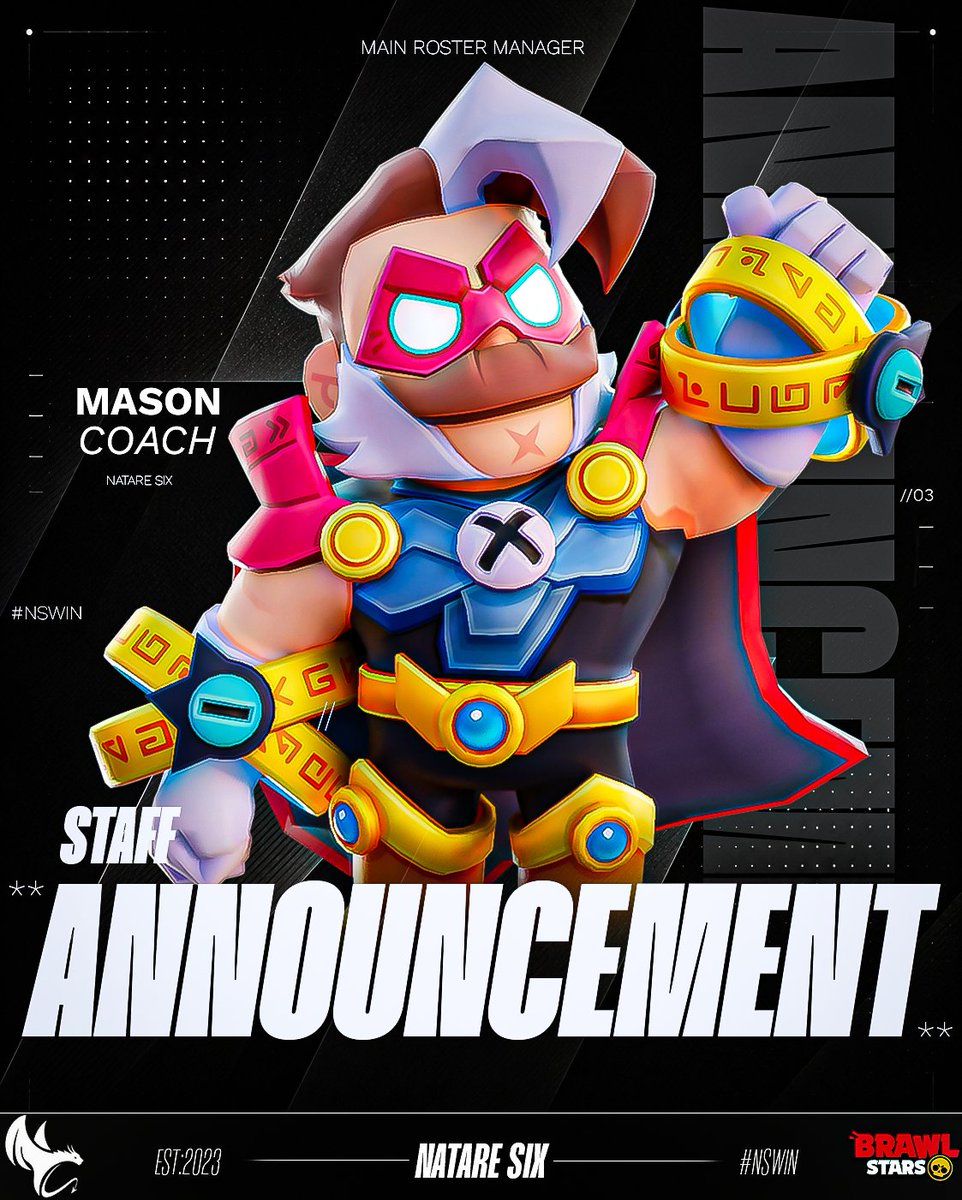zaydgraphs's tweet photo. Created these "Announcement" Poster for
@Nataresix
โ๏ธ DM for commissions!
#BrawlStars #BrawlEsports #GameDay #PosterDesign #EsportsDesign #GamingGraphicsCreated https://t.co/4dxtgZZ46r