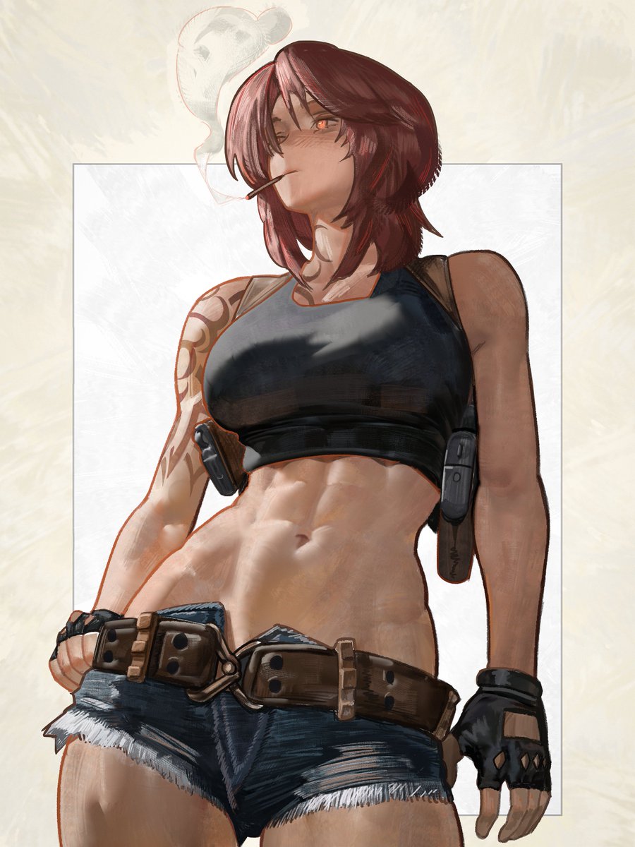 Antin_Illust's tweet photo. Revy https://t.co/rurpSAnKhh