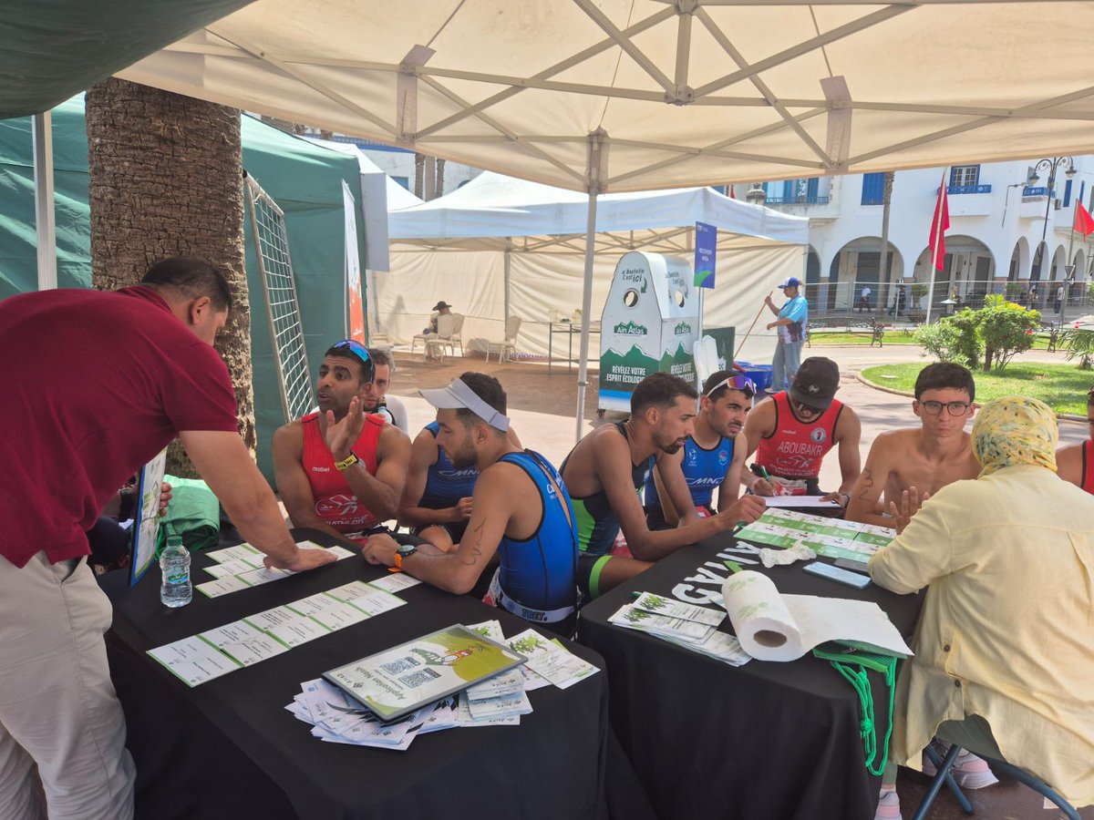 amad_maroc's tweet photo. À El Araïch, l’AMAD a sensibilisé les triathlètes : le dopage n’est pas un raccourci, mais une impasse. #OpenTriathlon2026 #Antidopage https://t.co/OTgHGWdqrs