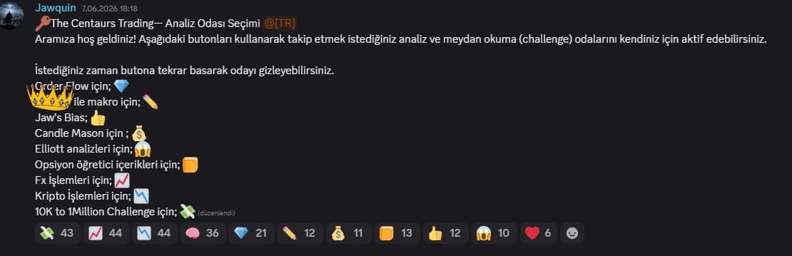 centaurstrading's tweet photo. Merhaba. Sadece Discord kanalımızda sunduğumuz içerikler;
• Orderflow
• Supply / demand
• Elliott
• Makro
• Opsiyon 
ve bununla birlikte pozisyon inşaaları ve bolca eğitici içeriklerimiz vardır. 💻 https://t.co/AYlhawCfsq