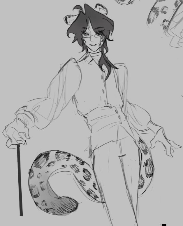 Kazriall's tweet photo. snow leopard pantalone 🚬
#pantalone #genshin https://t.co/5c1QX8a7Yt