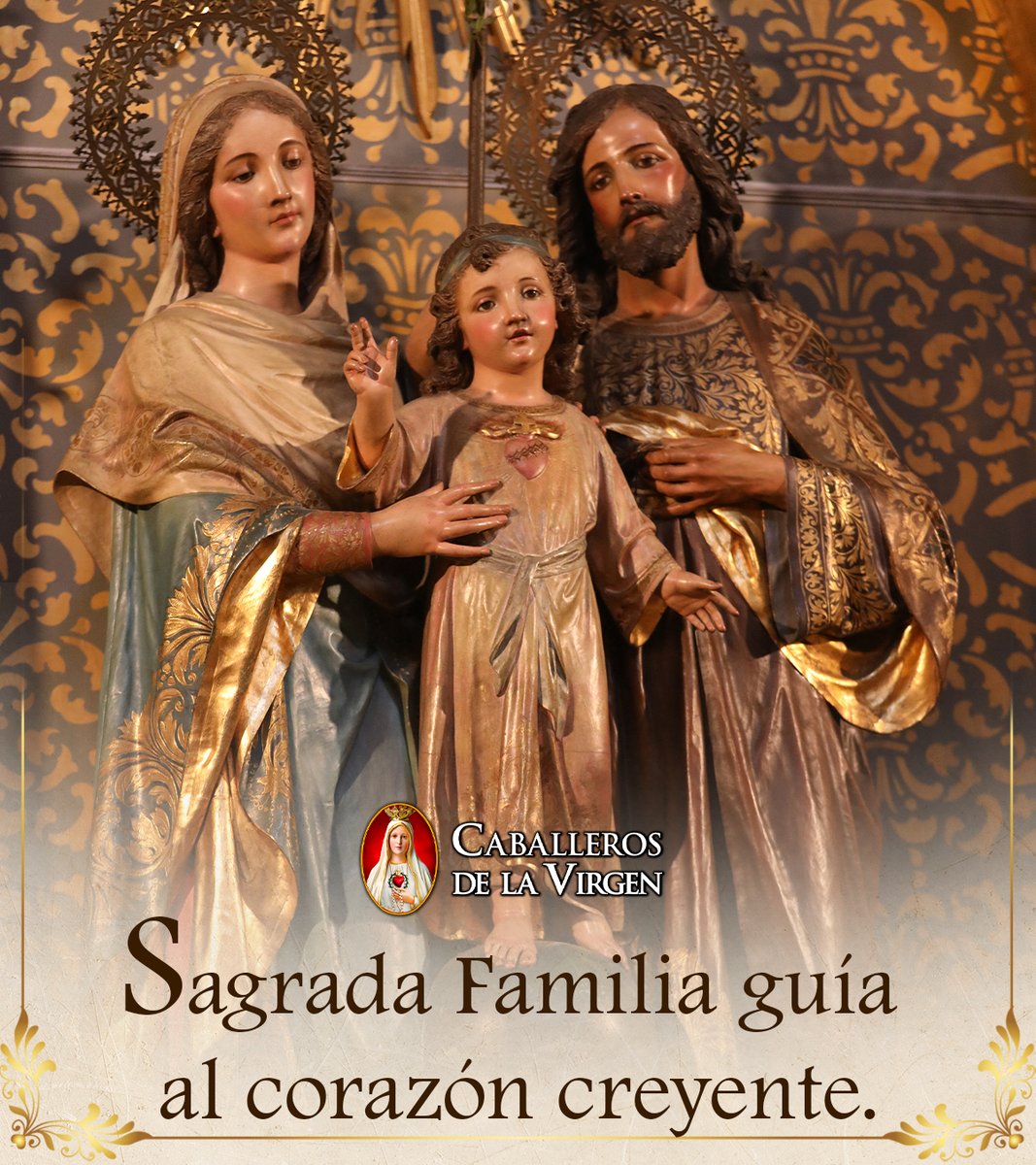 Cab_Virgen's tweet photo. Sagrada Familia de Nazaret, guía el corazón creyente para que viva en la fe, el amor y la fidelidad a la voluntad de Dios. https://t.co/evU2jlH0ii