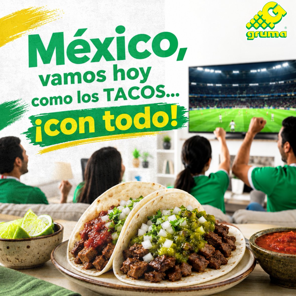 GrumaGlobal's tweet photo. La historia se está escribiendo, ¡porque México va con todo! ⚽ https://t.co/gNqccjNYZ0