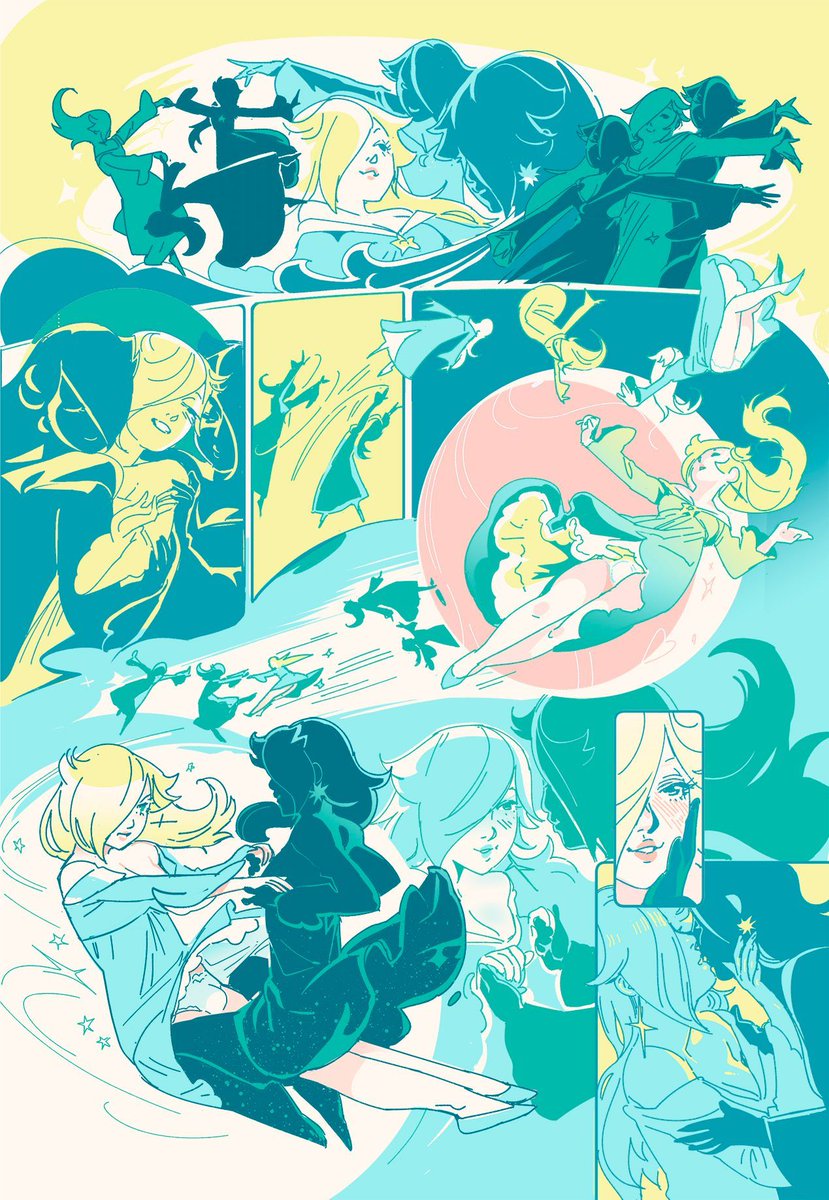 wintonkidd's tweet photo. 🩵🩷1 of 6 pages of the erotic comic that you can find in my Rosalina zine!🩷🩵  

Digital $10⭐️ 
https://t.co/y74rD2lCpj 

Physical $20✨️
https://t.co/oLNa2rl4Iy 

 #nsfwart #Rosalina #wlw #selfcest https://t.co/gJiXGb8dl3