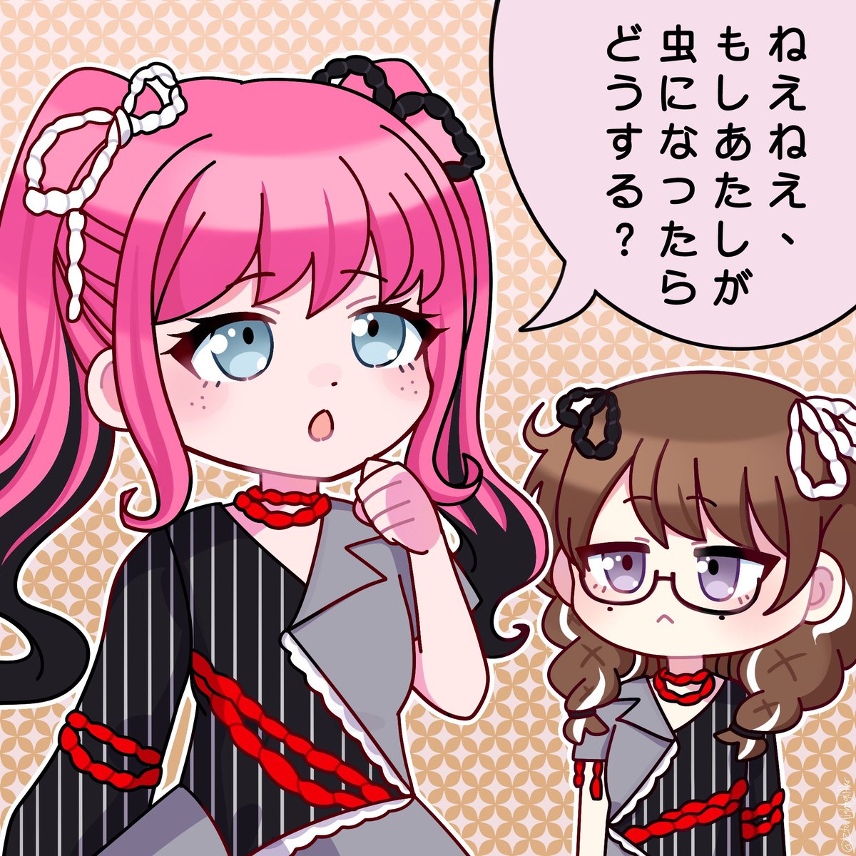 final_self's tweet photo. final→self、４コマシリーズが決定しました。二人の色んなおしゃべりをお楽しみにしてください！ https://t.co/UdpOzn1pWu