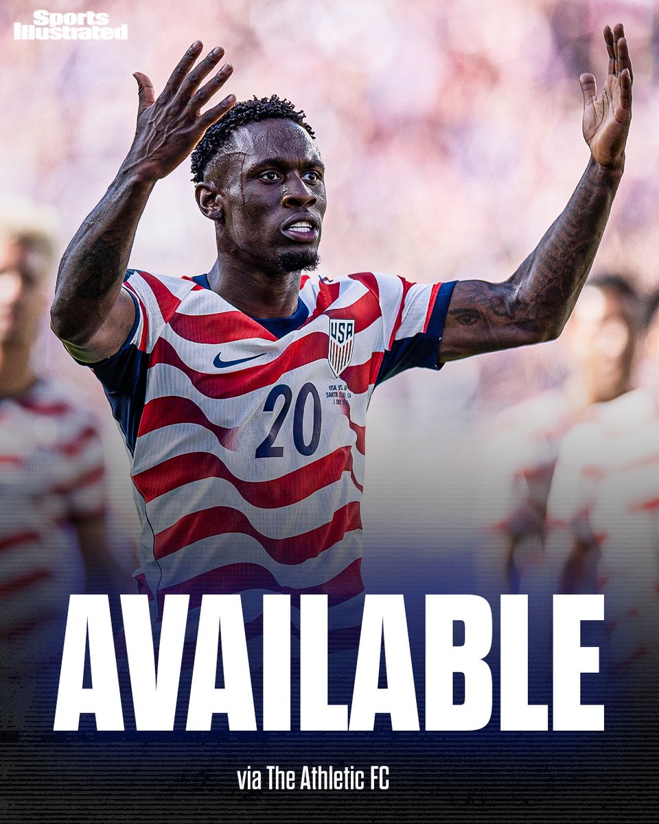 SInow's tweet photo. Folarin Balogun has been cleared to play in USMNT’s round of 16 match vs. Belgium after his one-game red-card ban was suspended 🚨 https://t.co/RjIou9RSwN
