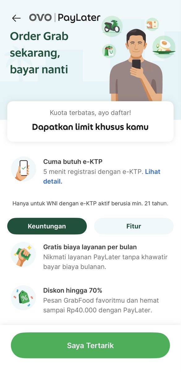 _akmalrizky's tweet photo. Tolong ya @GrabID @ovo_id saya udah dari 2 minggu yg lalu mau bayar tapi halaman ovo paylater selalu begini dan ga ada info lebih lanjut. Selama ini saya pake paylater juga cuma incer diskon bukan buat pemakaian rutin. Tolong kejelasannya. Jangan jebak saya agar mendapat denda! https://t.co/9jC6JtPtuB