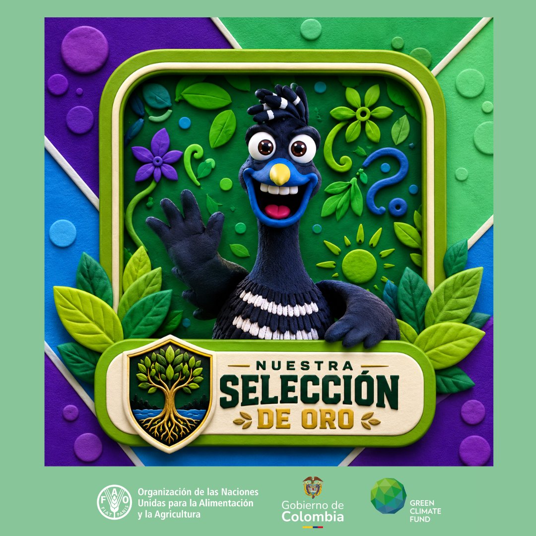 FAO_Colombia's tweet photo. 🐊🐝Todo gran campeonato tiene sus mascotas.
#YAC, #CRAX, las abejas y la orquídea te acompañarán a lo largo del álbum digital para acercarte a la biodiversidad del #BiomaAmazónico de una forma divertida
⚽ Completa tu colección ahora https://t.co/3J1xRcC4jE
#GCFVisiónAmazonía https://t.co/lSMGJE1OPU