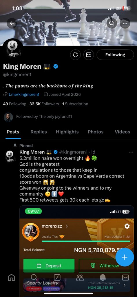 Callmevicco's tweet photo. @jayfund11 @kingmoren1 Done ✅ 
8034165290
OPay
Victor Oluwakayode @jayfund11 https://t.co/Skt8PM0Ogp
