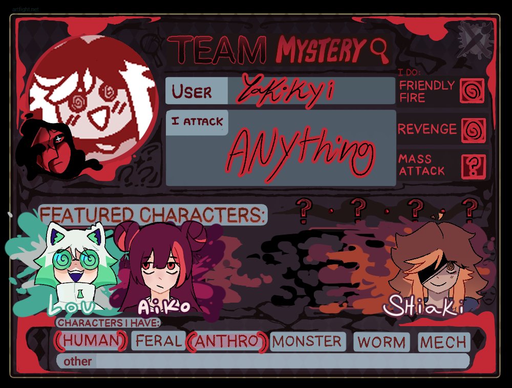 YakiKyi's tweet photo. #artfight2026 #artfightteammystery #artfightㅤ https://t.co/LIr1SptxPc