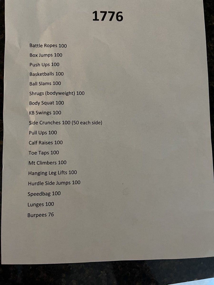 Bentley_Bainey's tweet photo. 1776 reps ✅ God Bless the USA 🇺🇸 
I love this Country and I love getting to work with my guys. Thank you founding fathers for standing up for what’s right. And a HUGE thank you to all of the men and women who have served to protect this great Nation of ours for 250 years. #BainCave #GodblessgoCrushers 
@BaineyDan @callmebrey1 @DomChip15 @PaGeR22222 @TASmith42 @CrusherFootball @realDonaldTrump