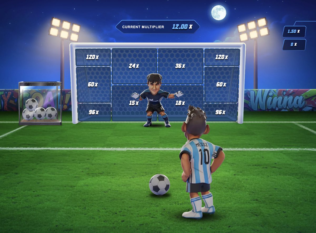 Winna's tweet photo. Guess the final multiplier ⚽️

@nickwinna I can't stop playing this one man, fr

If you haven't done so, just try it out! https://t.co/QNH7hnavi4 https://t.co/w2zDYKZv5f