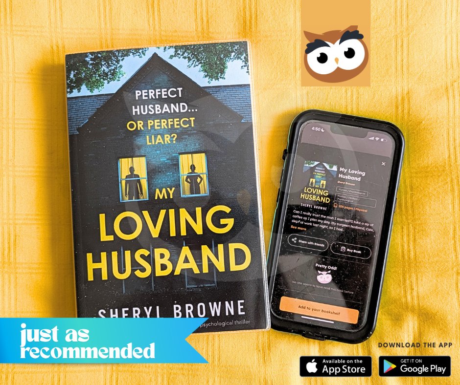 hootperch's tweet photo. My Loving Husband by @SherylBrowne asks: perfect husband, or perfect liar?
#MyLovingHusband #SherylBrowne #Thriller #PsychologicalThriller #DomesticThriller #Bookstagram #StackScanner #HootPerch https://t.co/QSn6w43xWR