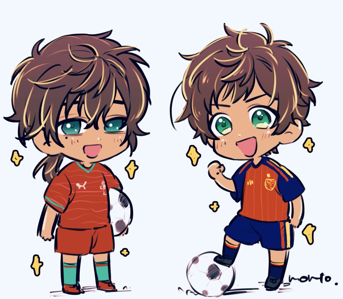 t_160m's tweet photo. 落書きなんでいろいろ見逃してください⚽️ https://t.co/WA75YLW1WN