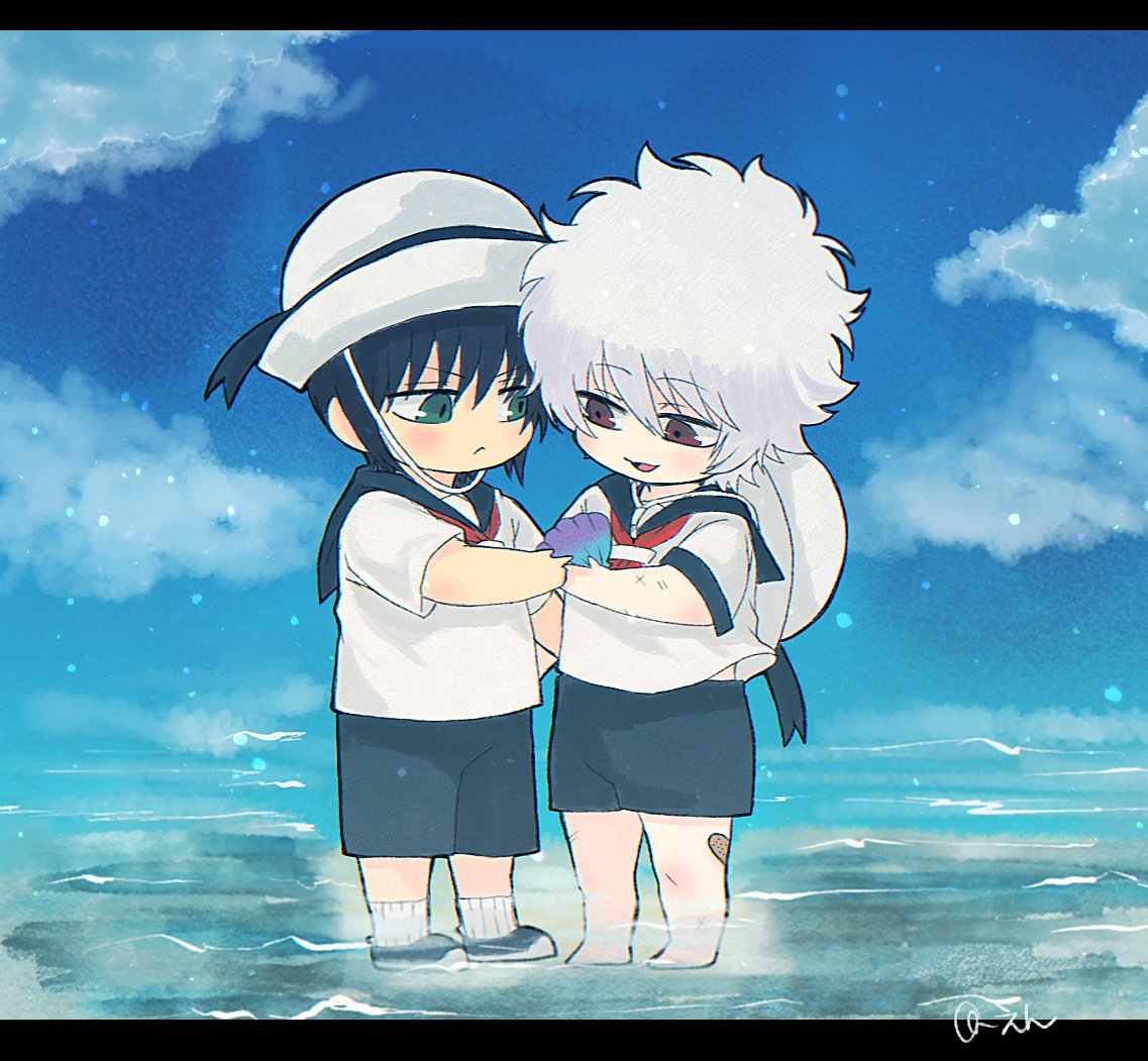 entkgn_9's tweet photo. 現パロ仔高仔銀　※高銀　らくがき https://t.co/Kg2Dyr8Nvu