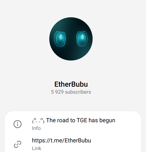 EtherBubu's tweet photo. 😯 Our Telegram may soon go invite-only

Everyone can still join for now

Link in bio 👀 https://t.co/bko2dlnlrx