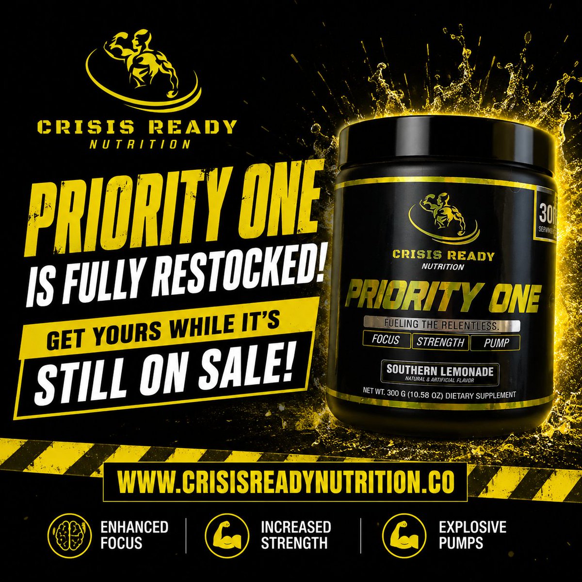 ChrisRiehl39533's tweet photo. Restocked and ready to go! There's still time to take advantage of the sale!
Sale ends tomorrow night!
#restockalert #priorityone #crisisreadynutrition #fuelingtherelentless
@MuscleSport_LLC @PassionFitness5 https://t.co/wcgCDxyHoJ