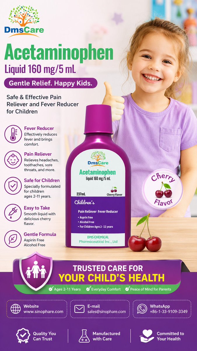 dmacarepharma's tweet photo. #ParacetamolForKids #BabyFeverMedicine #PediatricParacetamol #ChildPainRelief #InfantMedication https://t.co/eGGyiqsxg7