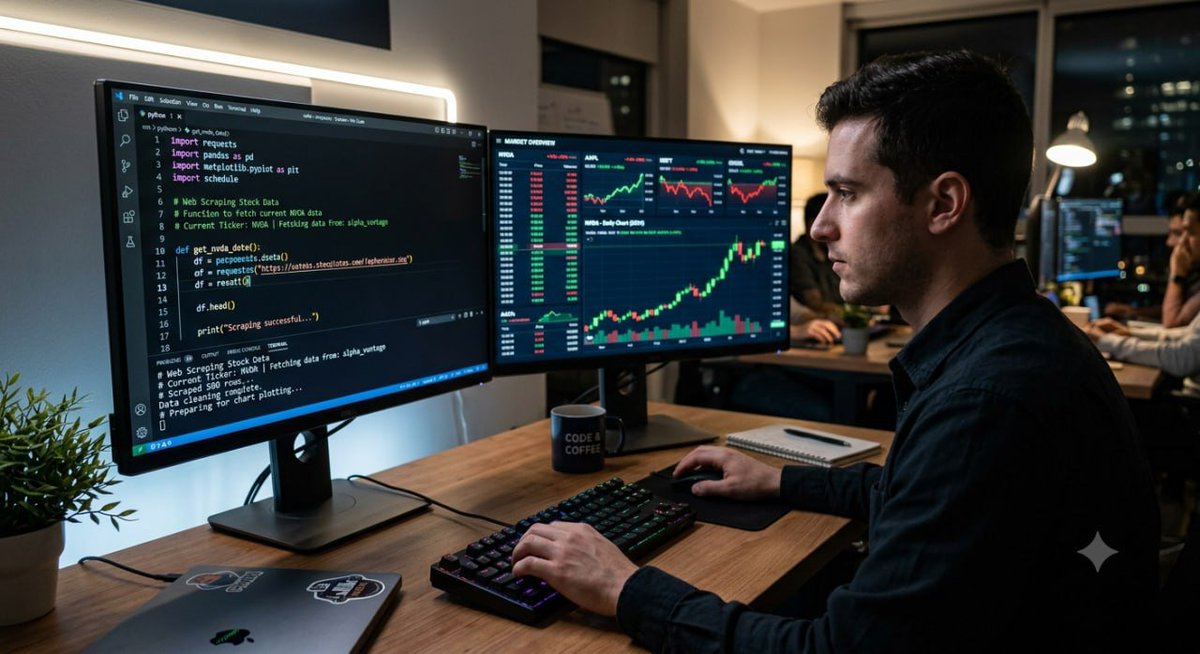 godfreycode1's tweet photo. Learn to scrape financial data ethically with Python.
Build your own stock tracker, currency monitor, and crypto alert system.
Full guide here 👇
https://t.co/2fYOpS01x0
#Python #WebScraping #FinTech #CodingBestPractices https://t.co/ttMqppm4jb