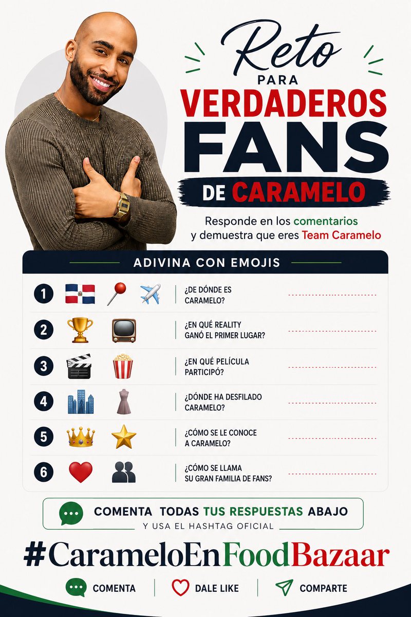 BenardJojora's tweet photo. Comenten la respuesta usando el hashtag

Nota: NO PONGAN EMOJIS

#CarameloEnFoodBazaar https://t.co/jj8GNAvJFo