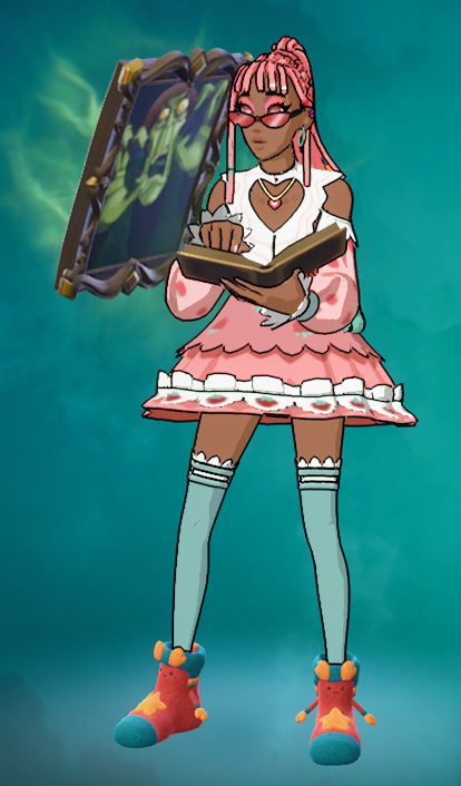I hate looking in the shop with Belle equipped because she makes