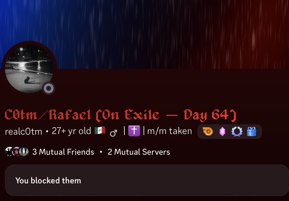 Xeno_the_God's tweet photo. Gentlemen, I have returned once more with a brand new callout post on someone that isn’t Satanos_6 for once. Their name is MOTM and they’re (to my knowledge) most well-known for creating The Father X project or whatever it is, I don’t really give a shit. (🧵) https://t.co/Rab6Ul3y0r