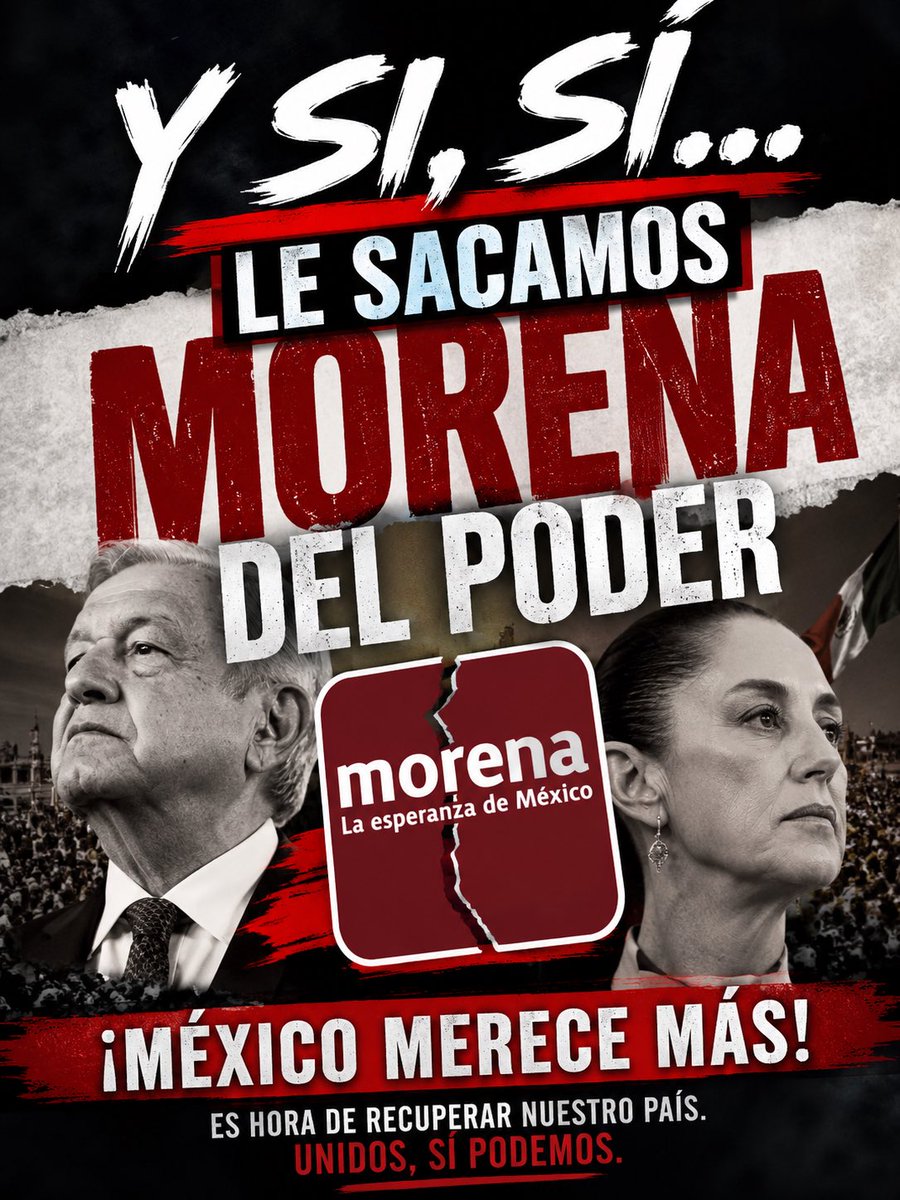 pedroferriz3's tweet photo. ¿Y si , si? 

SACAMOS A MORENA A CHASPM https://t.co/nQx1N6wwHQ