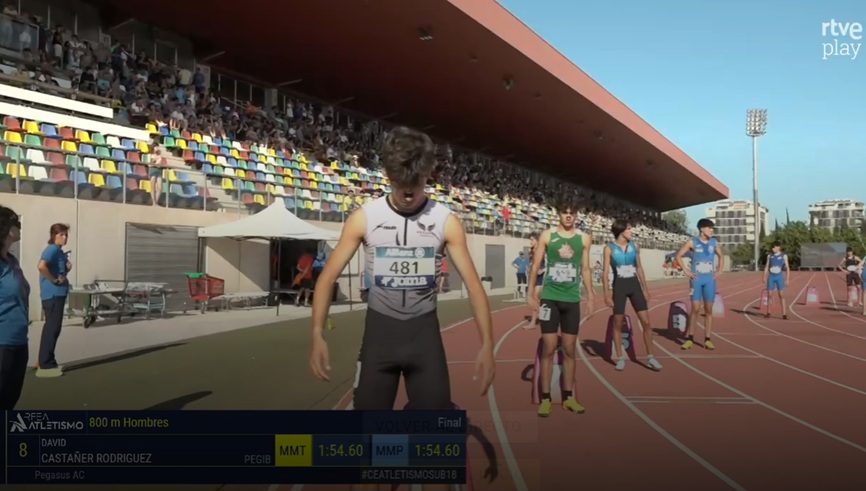 fatletismeib's tweet photo. #CEatletismosub18 Castelló26: 
David Castañer, 4t als 800 metres amb 1:54.38! 
El jove del @Pegasus_A_C ha quedat a les portes del pòdium en una cursa liderada per Sergio Redondo. 
Enhorabona! 👏 

@esportsIB @EsportsConsell @mateocanellas  #atletesfaib https://t.co/sg9NlYqDNd