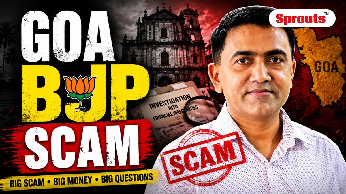 sproutsnews's tweet photo. Goa BJP Scam Allegations: K C Venugopal Targets Pramod Sawant Government Ahead of Elections

🔗 Read Full Report 👇 https://t.co/ixu6Cz2kBH

AICC General Secretary (Organisation) K. C. Venugopal has levelled a series of allegations against the BJP-led Goa Government, accusing the Pramod Sawant administration of corruption, land-related irregularities, governance failures, rising unemployment and law-and-order concerns ahead of the upcoming Assembly elections. 

He also criticised defection politics and raised concerns over the alleged misuse of central agencies. The BJP had not publicly responded to the specific allegations at the time of publication.

The allegations represent the political assertions made by K. C. Venugopal during a media interaction and have not been independently verified by Sprouts News. With elections approaching, governance, crime, employment and land administration are expected to remain key political issues in Goa.

@INCIndia @kcvenugopalmp @DrPramodPSawant @BJP4Goa @RahulGandhi @INCGoa @BJP4India @PMOIndia @narendramodi @MIB_India @PIB_India

#Goa #GoaPolitics #PramodSawant #KCVenugopal #Congress #BJP #GoaElections #PoliticalNews #Governance #SproutsNews