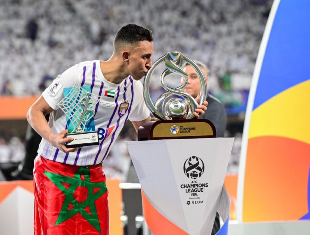 nssm57's tweet photo. @louorns The guy who led Al Ain to the AFC Champions League title 2024. One of Morocco’s most underrated players. 
🇲🇦💜 https://t.co/SBriw6LS2L