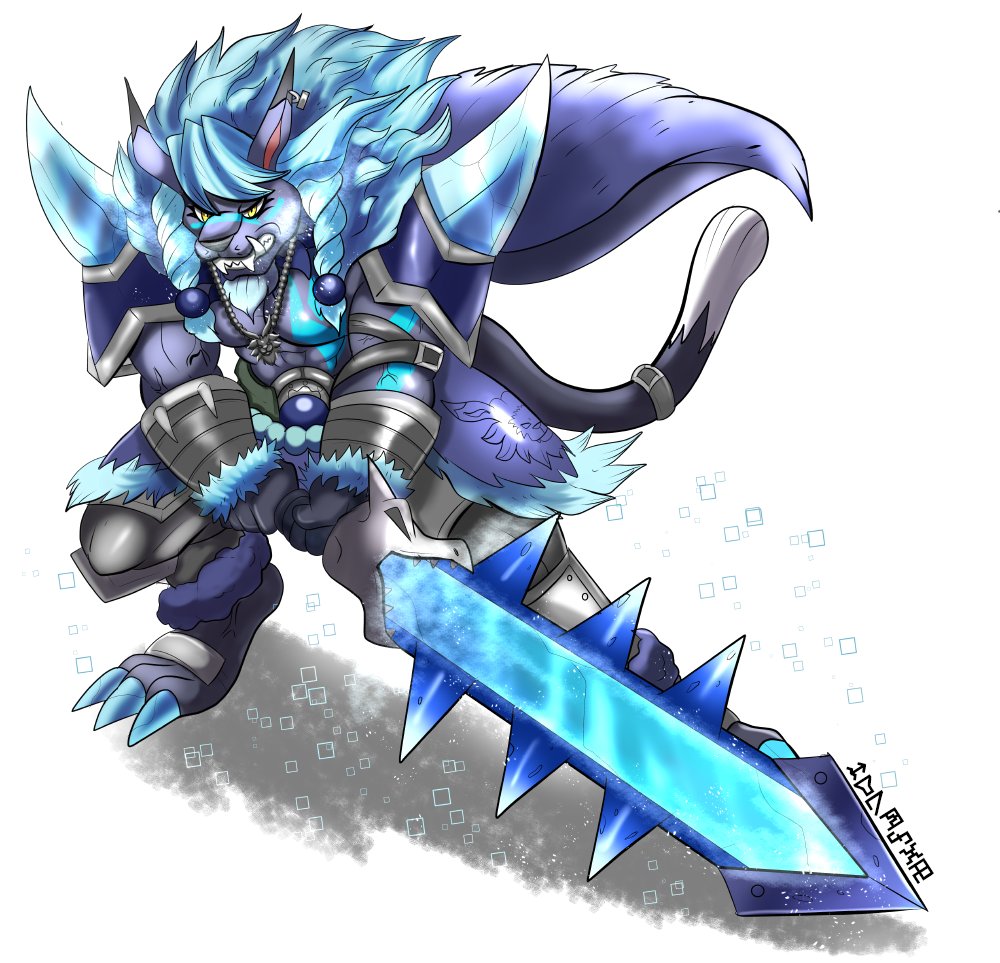 phatmon66's tweet photo. Its late but an attempt to create Panjyamon(x) x Murasamemon together...I tried.
Name: Tōranamidamon
Level: Mega
Attribute: Virus
Type: Beast Man Digimon
Lore will be included shortly
#デジモン #Digimon #Ocdigimon
#Digifanart https://t.co/n7BLuuacah